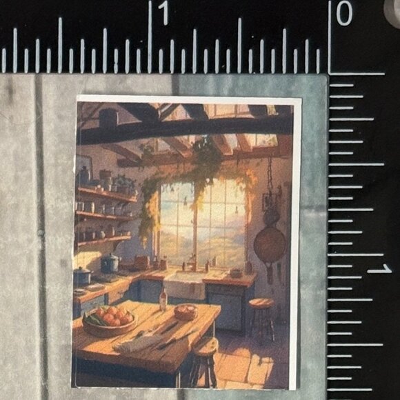 🌀10/$10🌀 Enchanted Fairy Tale Cottage Reusable Sticker Decal - Picture 1 of 1